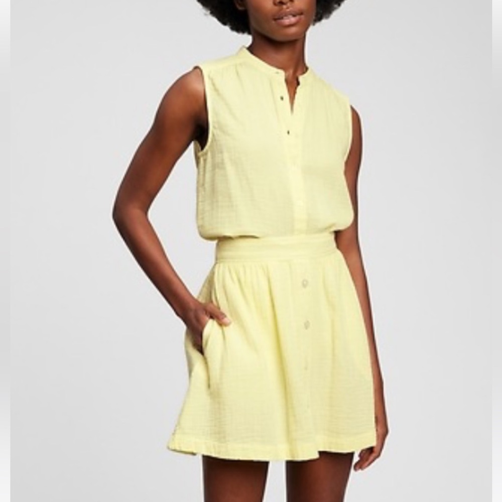 Gap Yellow Tank Top